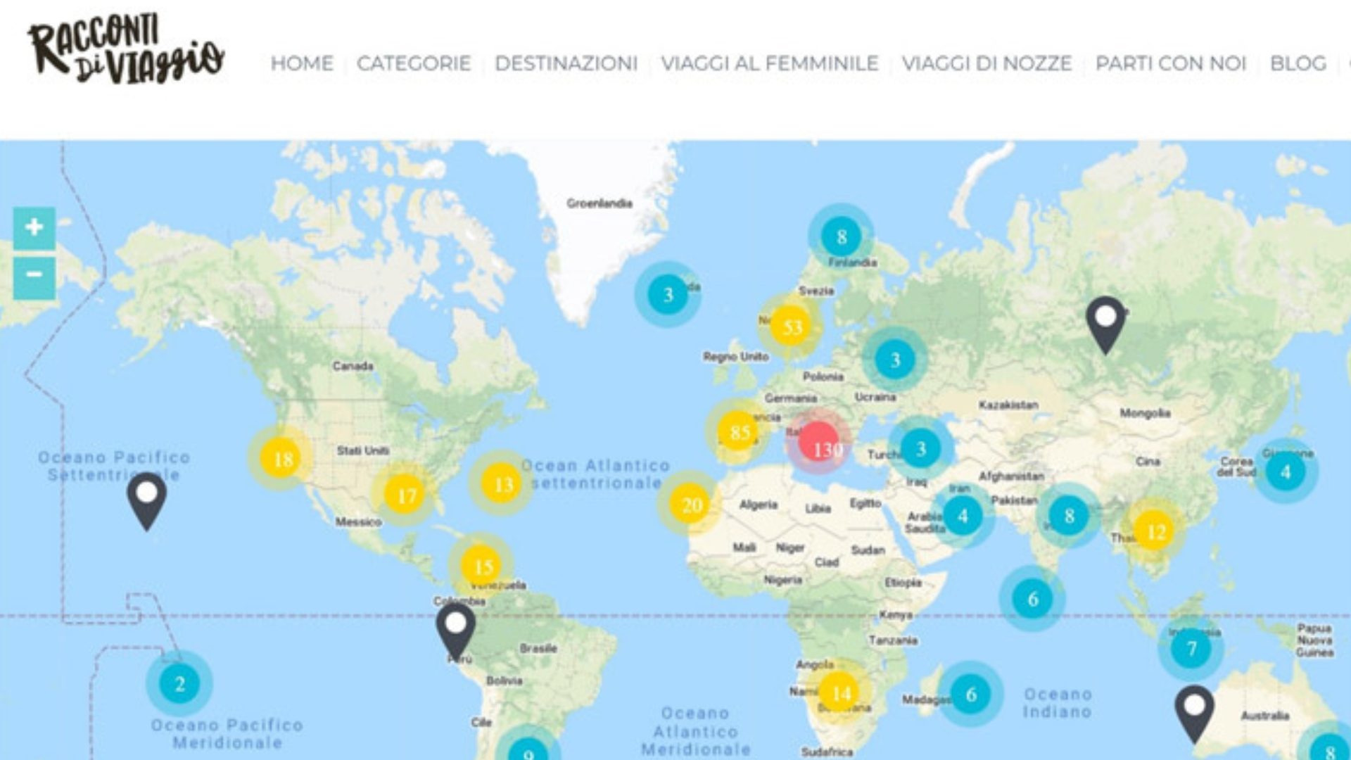 Racconti di viaggio Franchising
