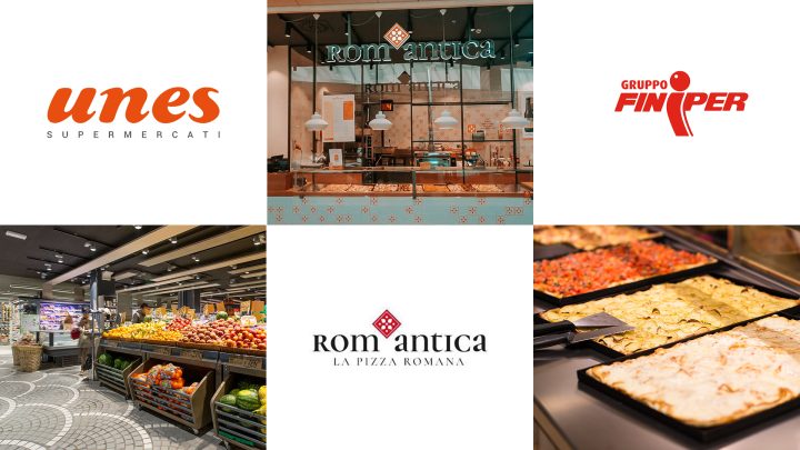 Finiper Franchising marchi: Unes e Rom'Antica