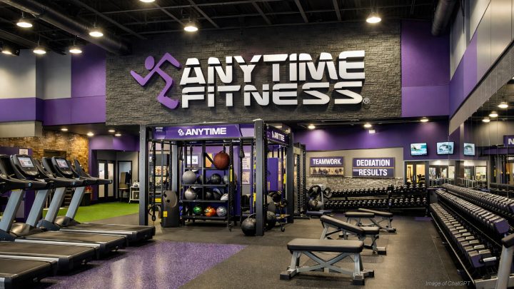 Interno di palestra franchising Anytime Fintess - Image of ChatGPT