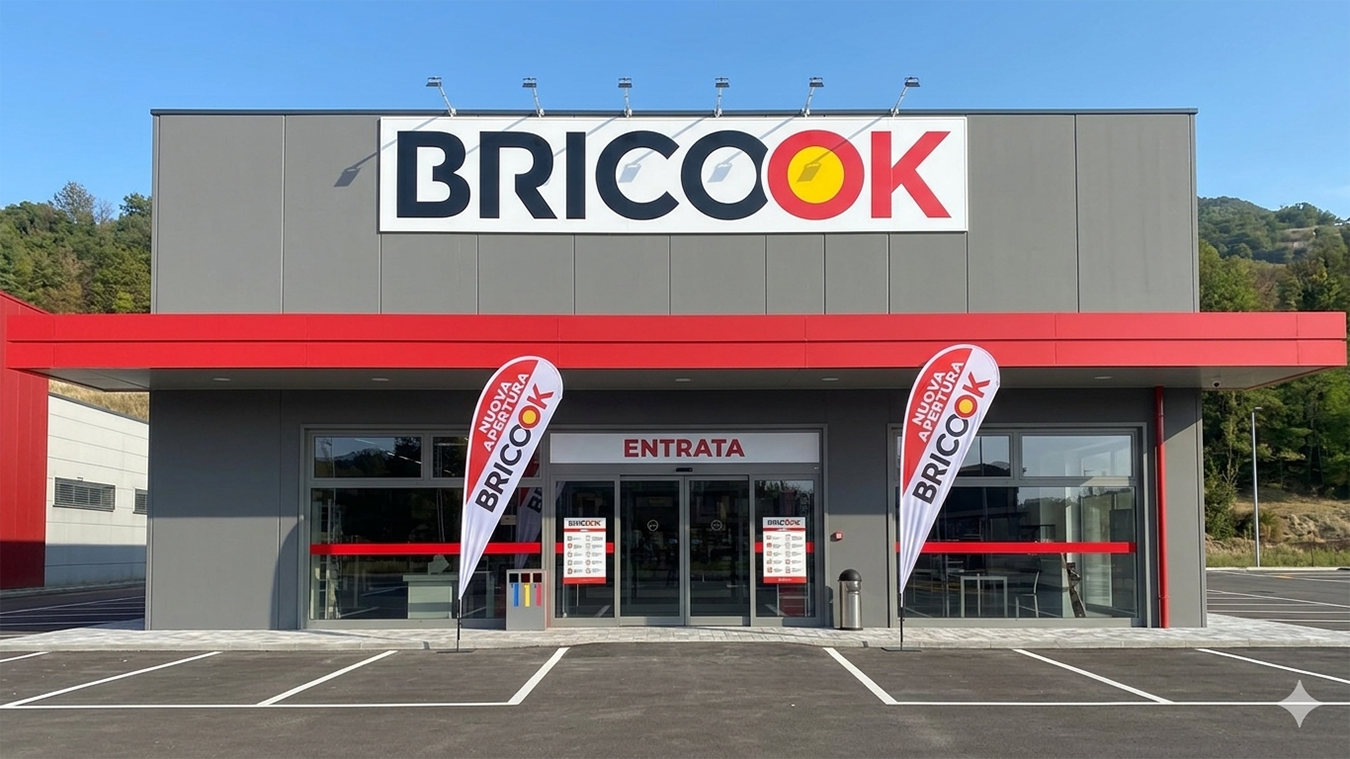 Brico OK apre a Nonantola (Modena): nuovo punto vendita da 2.000 mq nel parco commerciale Fondo Consolata