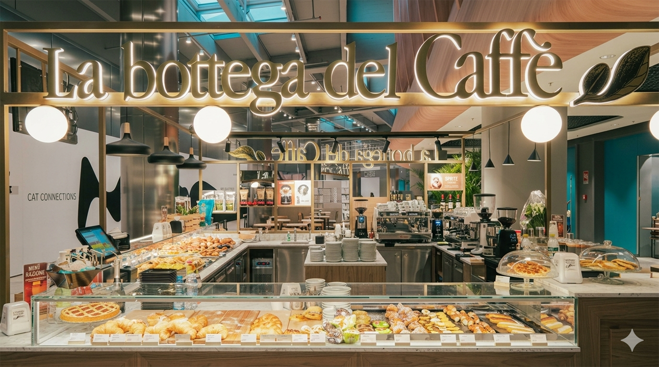 Nuova apertura La bottega del Caffè al Waterfront Mall di Genova
